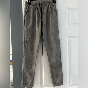 Women’s Sinestar Black and White Checkered Dress Pants